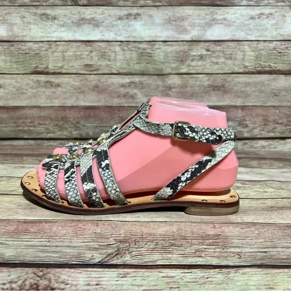 kate spade Shoes Kate Spade Snake Skin Gladiator Sandals